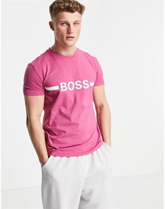 Розовая футболка Boss bodywear