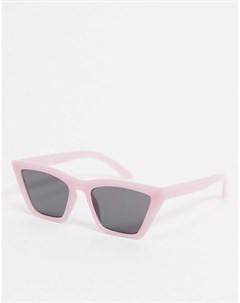 Розовые угловатые солнцезащитные очки кошачий глаз Stine Monki