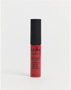 Мягкий матовый крем для губ Amsterdam Nyx professional makeup