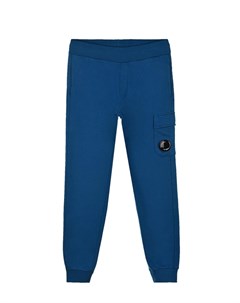 Синие спортивные брюки с карманом карго детские C.p. company
