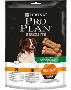 Лакомство для собак Biscuits с ягненком и рисом 0 4 кг Purina pro plan