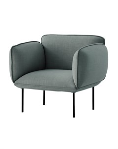 Кресло mabon серый 98x80x80 см Gramercy