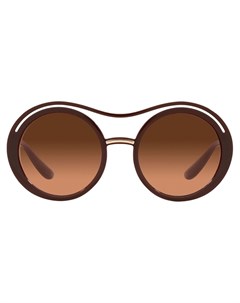 Солнцезащитные очки в круглой оправе с эффектом градиента Dolce & gabbana eyewear