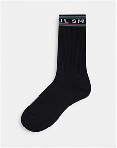 Черные носки с логотипом Ps paul smith