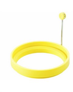 Кольцо для яйца силиконовое 10см цвет желтый Lodge