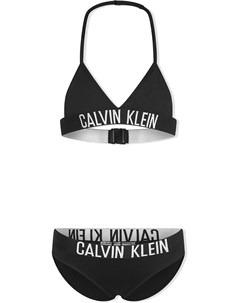 Бикини с логотипом и треугольными чашками Calvin klein kids