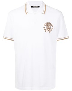Рубашка поло с вышитым логотипом Roberto cavalli