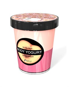 Крем йогурт для тела Персик 210 г Milv