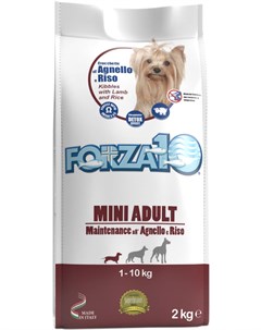 Dog Maintenance Adult Small medium для взрослых собак маленьких и средних пород с ягненком и рисом 2 Forza10