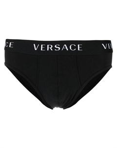 Трусы брифы с логотипом Versace