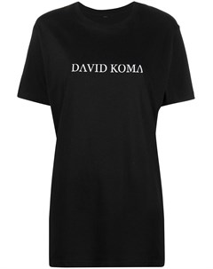 Футболка с логотипом David koma