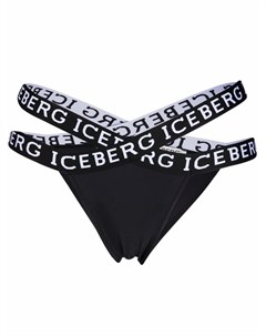 Плавки бикини с вышитым логотипом Iceberg