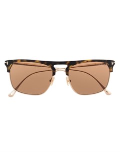 Солнцезащитные очки Lee в квадратной оправе черепаховой расцветки Tom ford eyewear