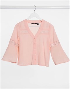 Розовая рубашка Vero moda