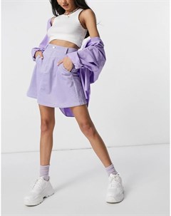 Вельветовая юбка мини лавандового цвета Resume Tanya Résumé
