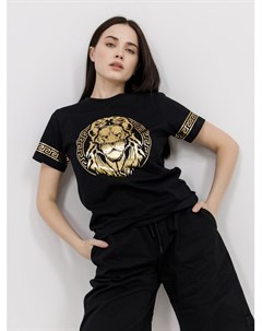 Футболка GOLD LION Black star wear