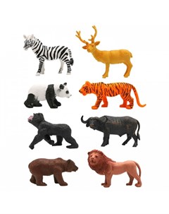 Игровой набор Животные с картой обитания 8 шт 200661815 Zooграфия