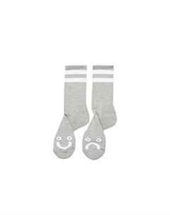 Носки SKATE CO Happy Sad Socks Heather Grey 2021 Polar