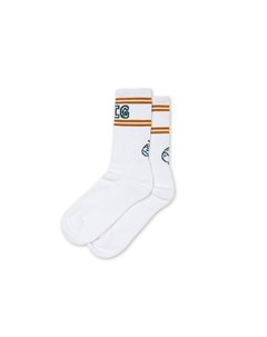 Носки SKATE CO Big Boy Socks White Teal Orange 2021 Polar