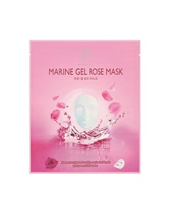 Маска для лица MARINE GEL c розовой водой увлажняющая и успокаивающая 22 г M-pack