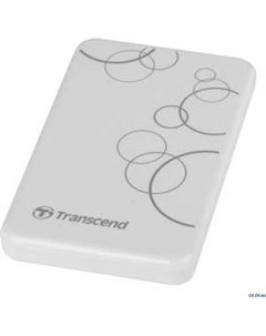 Внешний жесткий диск TS1TSJ25A3W 1Tb 2 5 USB 3 0 белый Transcend