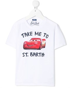 Футболка Disney Cars с надписью Mc2 saint barth kids