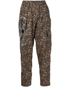 Укороченные брюки с цветочным принтом Raquel allegra