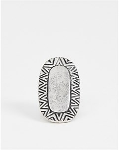Металлическое кольцо с гравировкой Sacred hawk