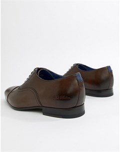 Коричневые кожаные оксфордские туфли Murain Ted baker london