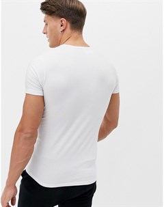 Белая футболка Roberto cavalli