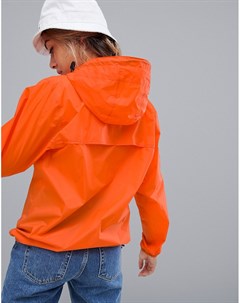 Оранжевая водонепроницаемая куртка K Way Le Vrai 3 0 Leon K-way
