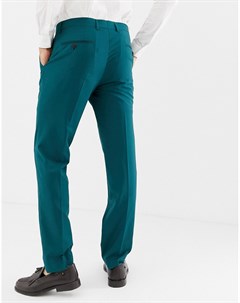 Сине зеленые брюки скинни Farah Henderson Farah smart