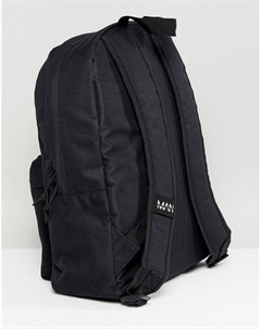 Черный рюкзак с тиснением Boohooman