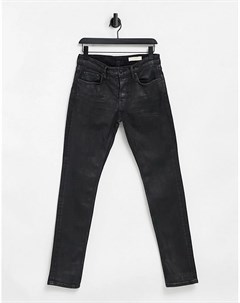 Черные джинсы с покрытием Rex Allsaints