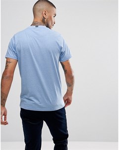 Синяя футболка с логотипом на кармане Gio goi