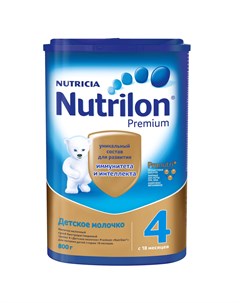 Молочная смесь Premium 800 г с 18 месяцев Nutrilon