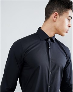 Черная облегающая строгая рубашка Michael kors