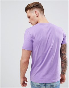 Фиолетовая футболка с принтом Hype