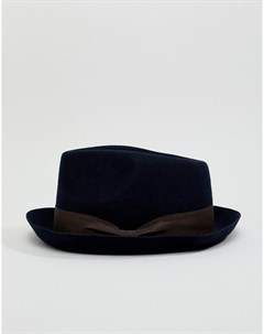 Темно синяя шляпа с лентой Asos design