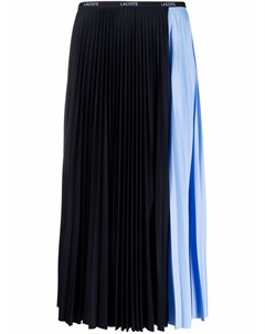 Плиссированная юбка в стиле колор блок Lacoste