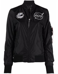 Куртка с нашивками NASA Alpha industries