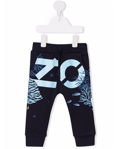 Спортивные брюки с логотипом Kenzo kids