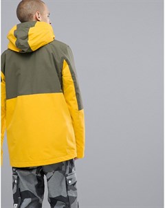 Куртка для катания на сноуборде желтый хаки Ambition Quiksilver
