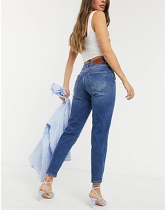 Синие джинсы в винтажном стиле Veneda Only