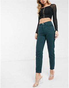 Зеленые джинсы в винтажном стиле Asos design