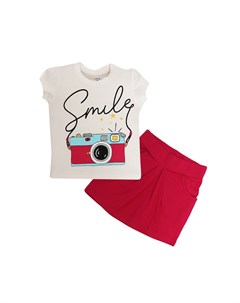 Комплект футболка юбка Little star Веселый супер далматинец
