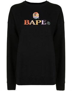 Толстовка с вышитым логотипом A bathing ape®