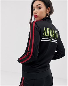 Спортивный топ с логотипом Armani exchange