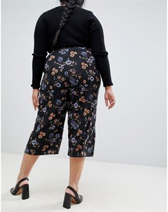 Широкие брюки с цветочным принтом Influence plus
