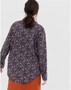 Блузка с принтом в винтажном стиле Benetton